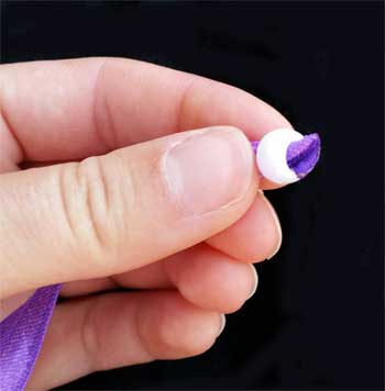 Fold Over Elastic Tutorial for Necklace