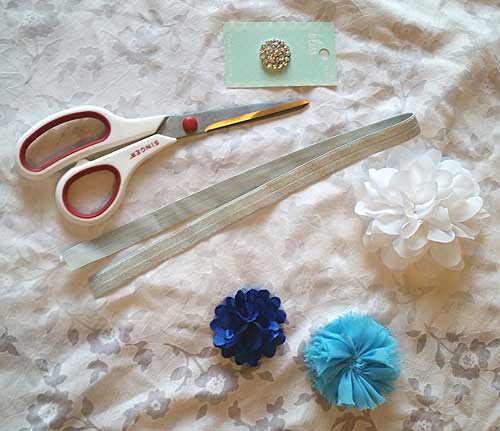 Cinderella inspired headband tutorial