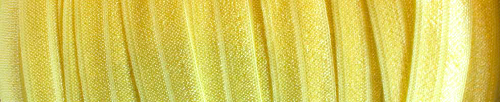 Solid Fold Over Elastic - Yellows